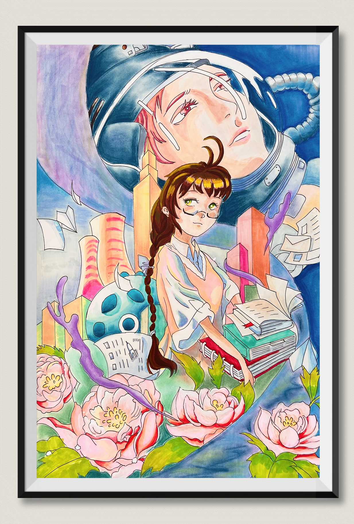 杨珞文 《不惧是青春的模样，不退是青春的担当》.jpg