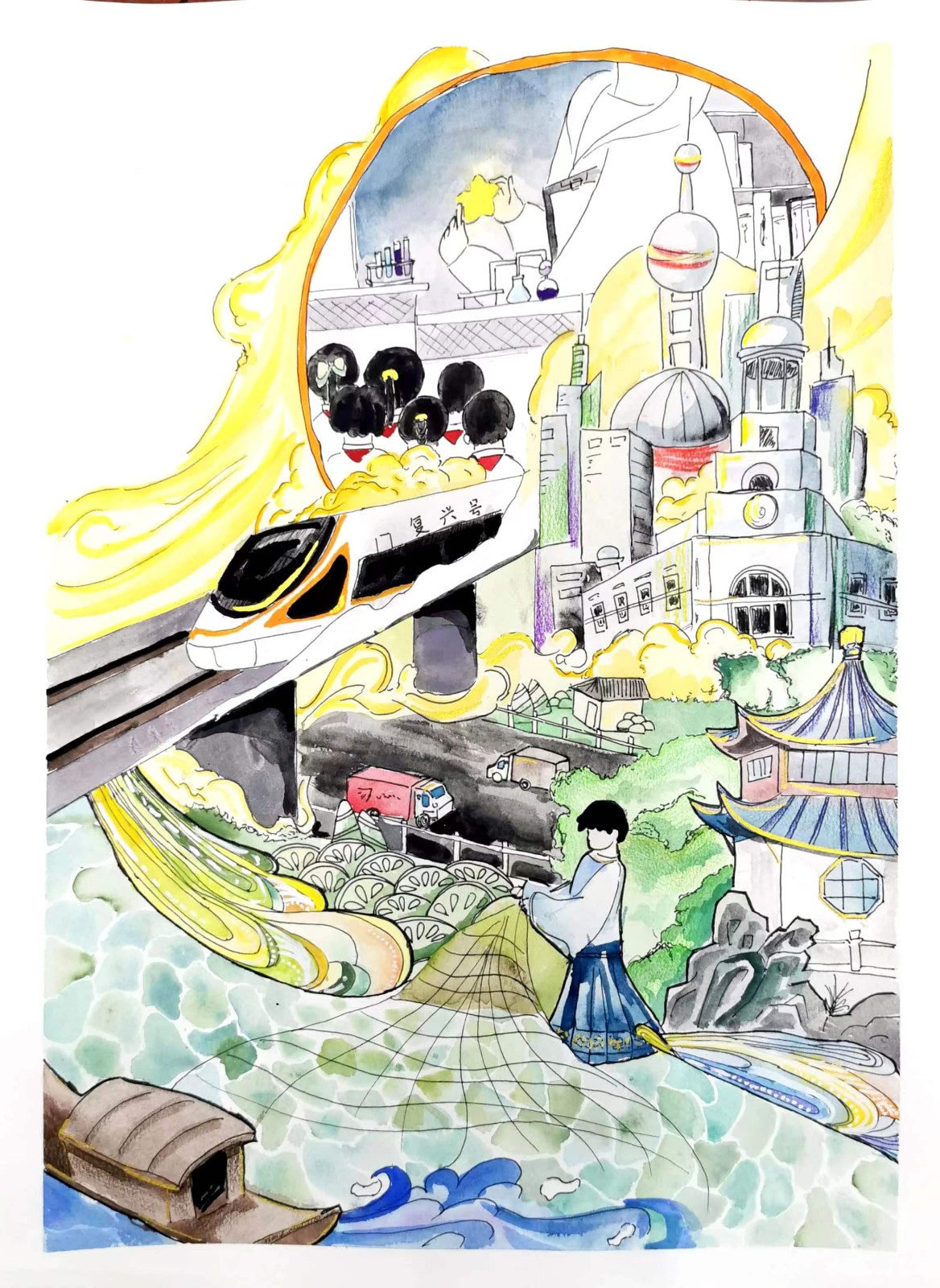 赵嘉悦 《环保城市》.jpg