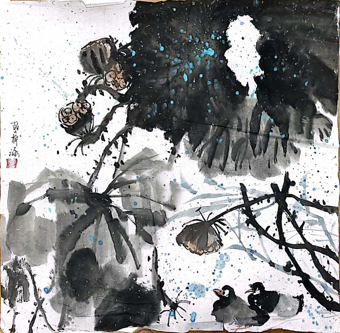 彭梓涵 《舒展的荷叶》.jpg