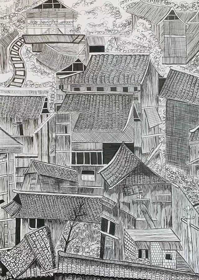 牛怡萱 《村落》.jpg