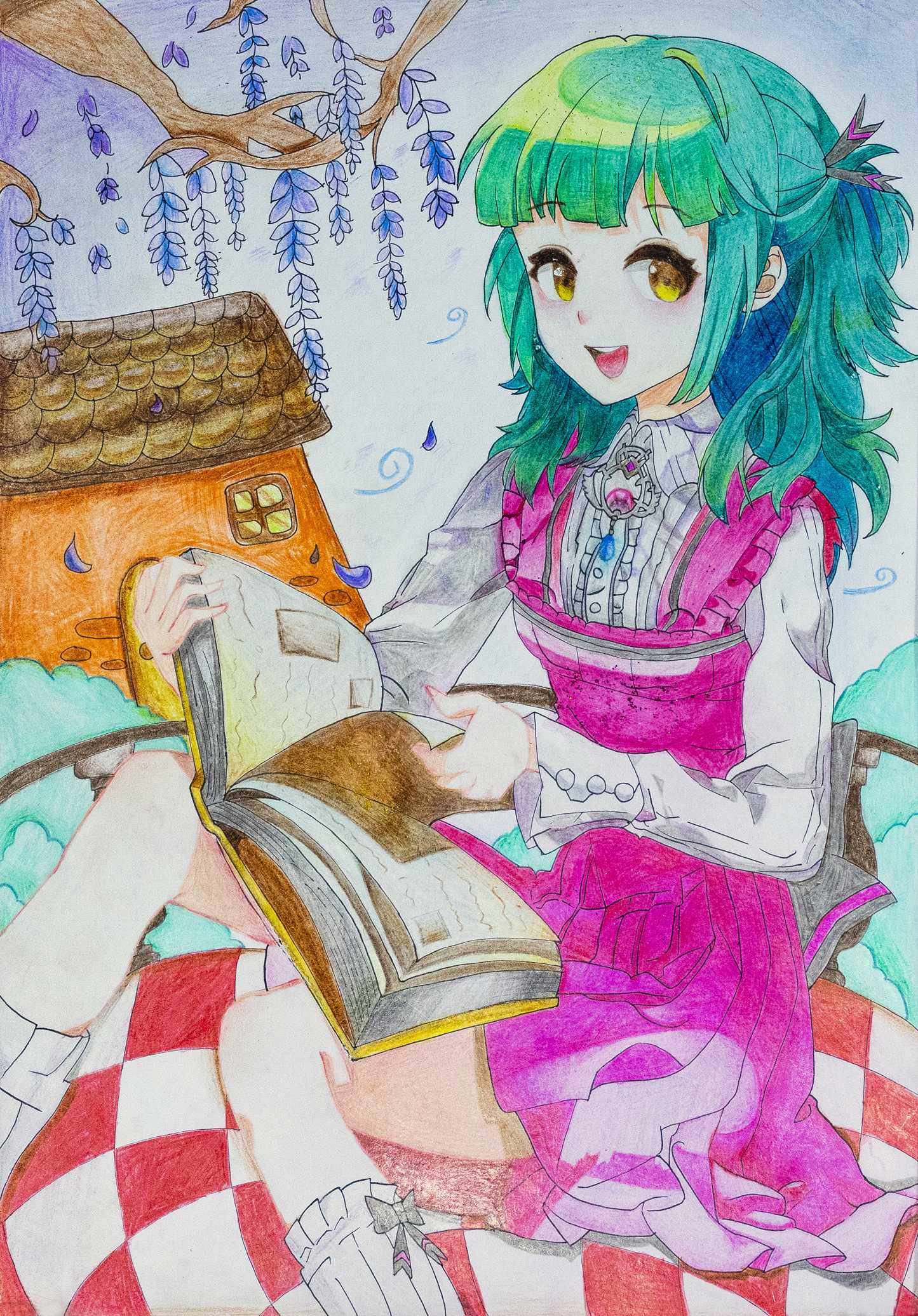 张景雲 《骄阳下的文学少女》.jpg