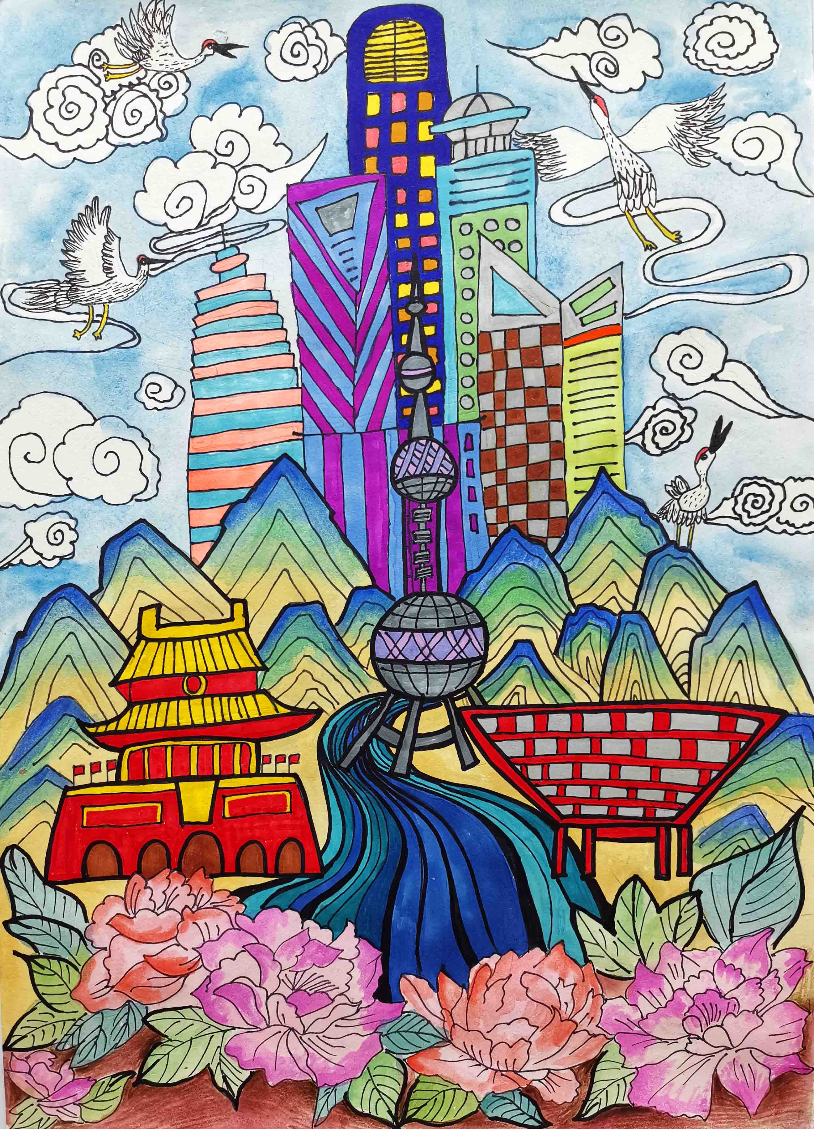 周沫言 《锦绣大地，绚丽中华》.jpg
