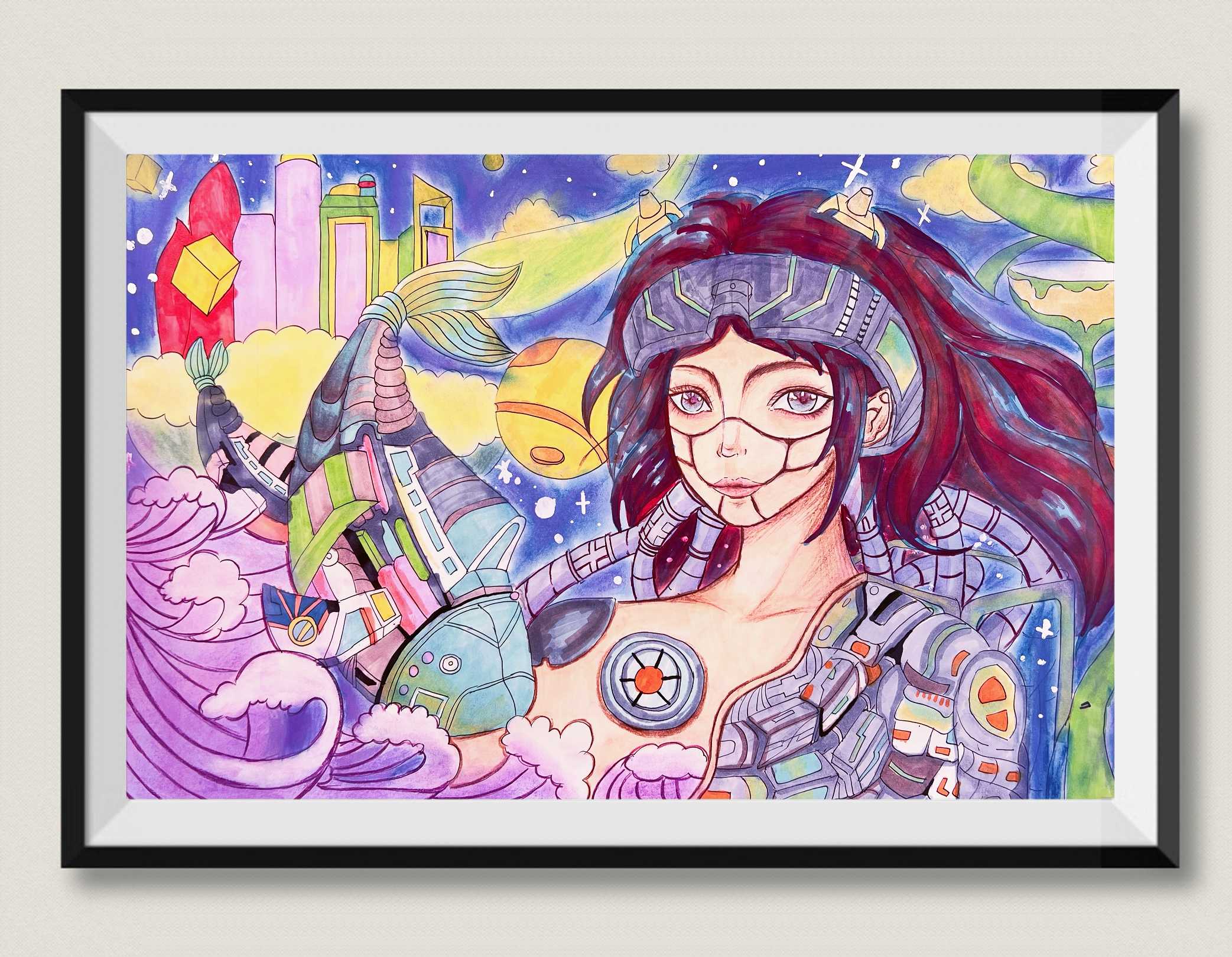 孙馨甜 《宇宙空间站-多维体时代》.jpg