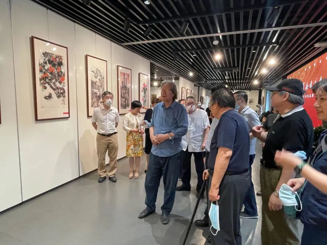 这场名家云集的书画展在国歌展示馆开幕了—市民修身行动—文明上海